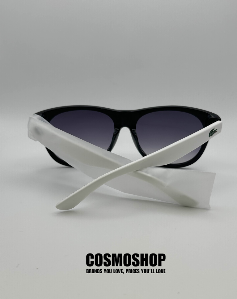 Lacoste Black/White Men's Sunglasses - L728SA/57