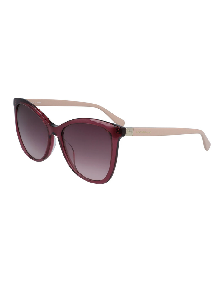 Longchamp Crystal Purple Gradient Women's Sunglasses - LO648S/55/17