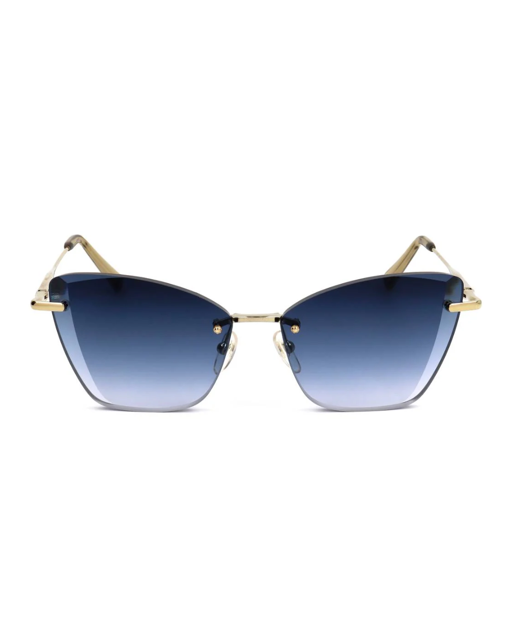 Longchamp Paris Gold/Blue Women's Sunglasses - LO141S/57/15
