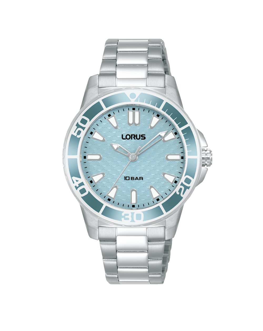 Lorus Ice Blue Ladies Quartz Stainless Steel Watch - RG251VX-9
