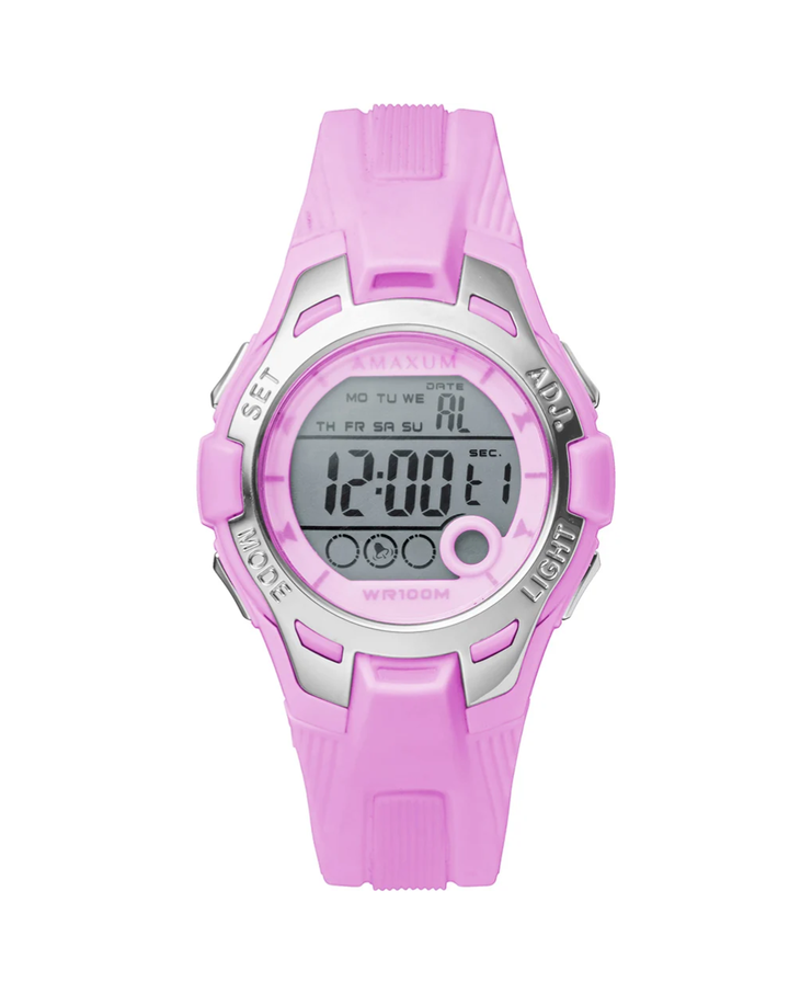 Maxum Candy Pink Womens Sports Digital Watch - X2213L3