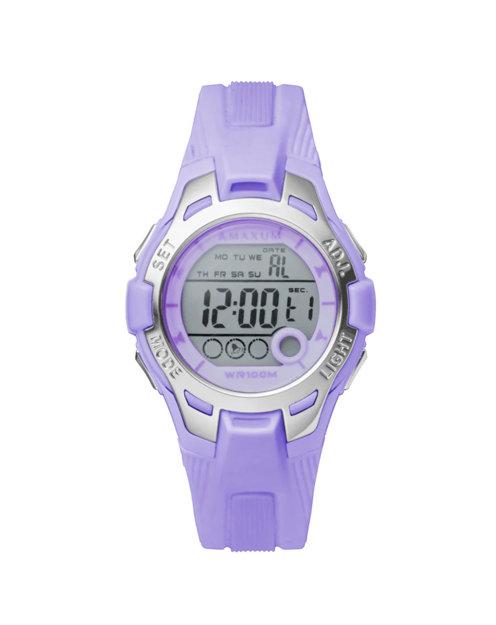 Maxum Candy Purple Womens Sports Digital Watch - X2213L1