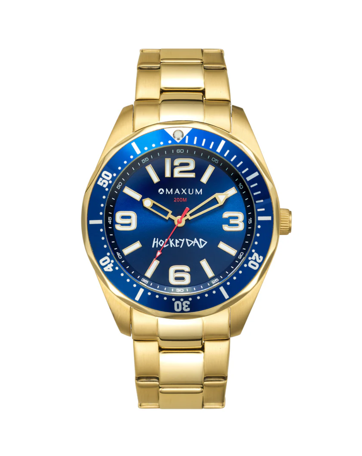 Maxum Unhinged X Hockey Dad Duo Tone Mens Watch - MW24100G03