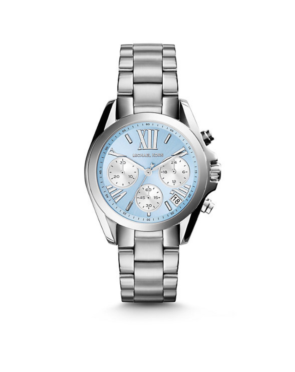 Michael Kors Bradshaw Blue-Dial Silver-Tone Ladies Watch - MK6098