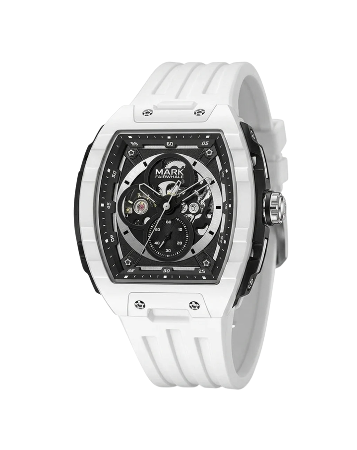 Mark Fairwhale Nexuris White Automatic Mens Watch - FW-6003-W
