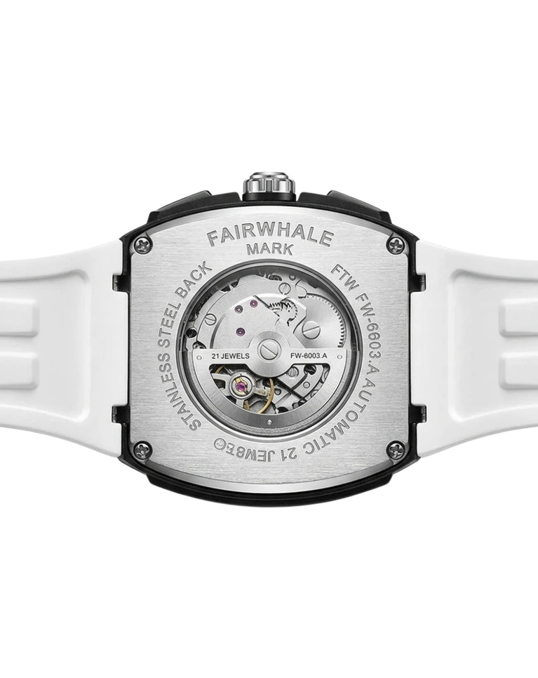 Mark Fairwhale Nexuris White Automatic Mens Watch - FW-6003-W