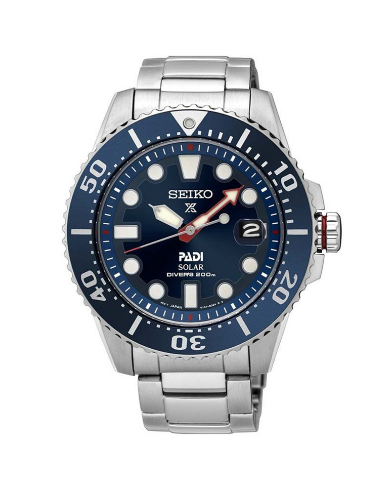 Seiko PADI Solar Divers Men's Watch - SNE435P1