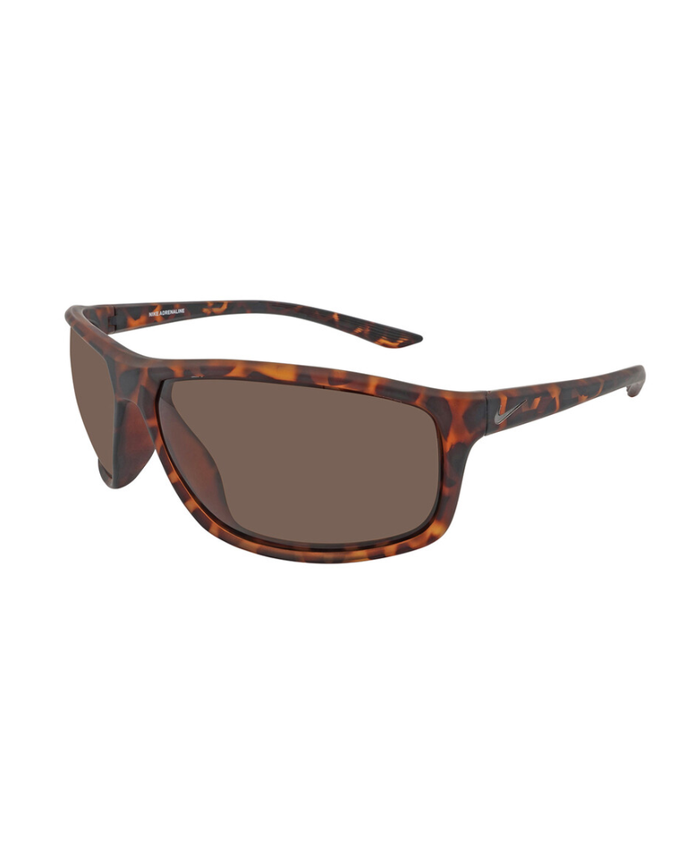 Nike Adrenaline Matte Brown Tortoise Brown Mens Sunglasses - EV1112/66