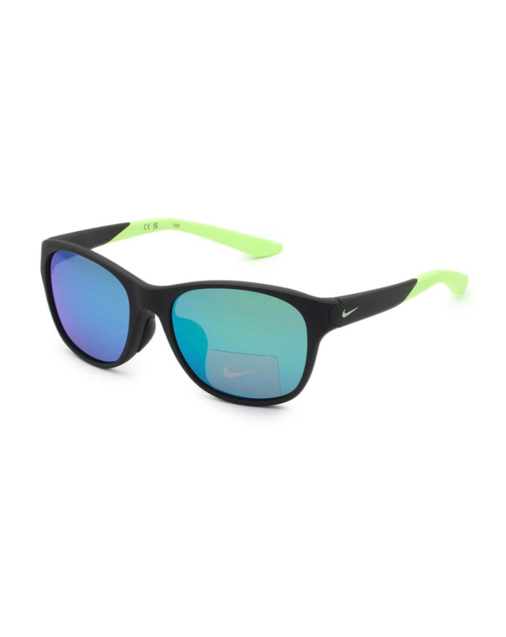Nike Matte Black/Green Mirror Child Sunglasses - NKFV2352.10.51/16