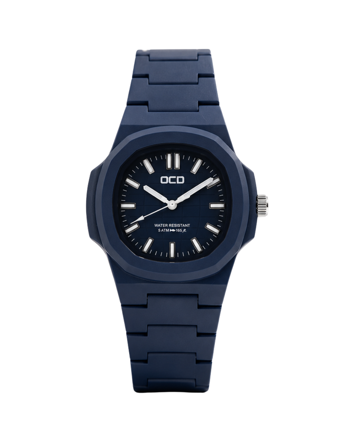 OCD Navy Blue Unisex Quartz Watch - OCDU 100.3
