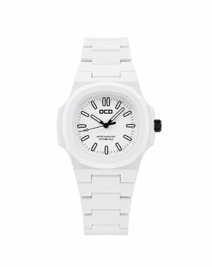 OCD White Unisex Quartz Watch - OCDU 100.1