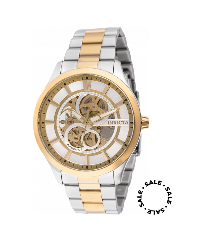 Invicta Automatic Skeleton Gold Men's Watch - 46737