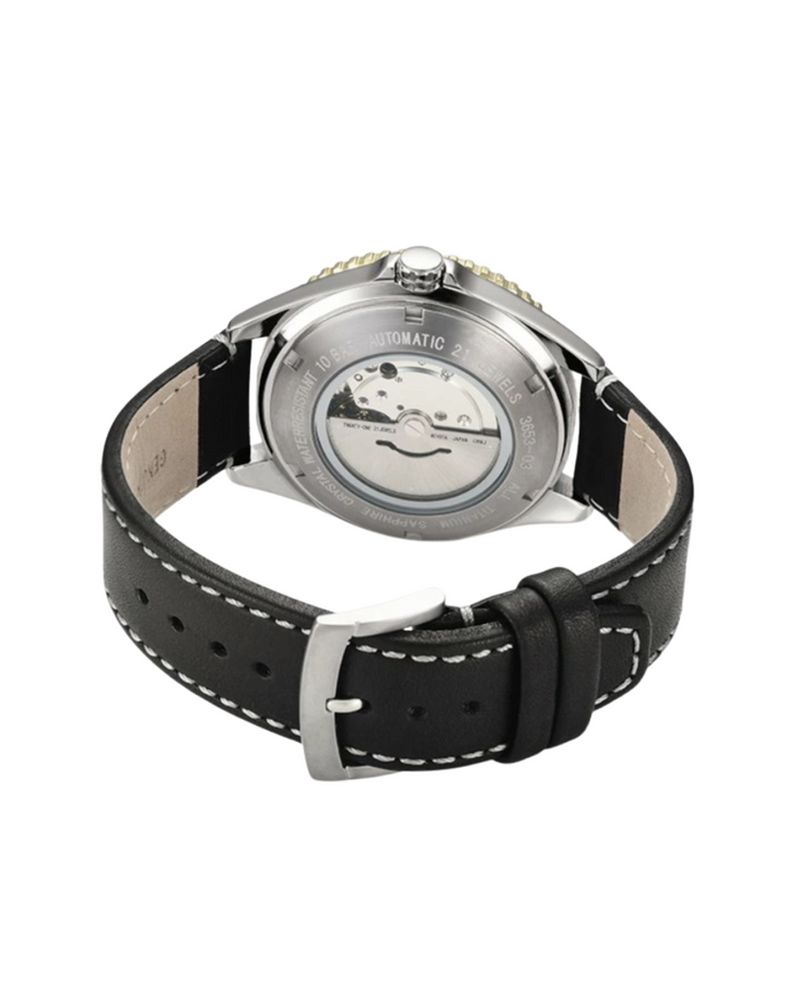 Boccia Titanium Gold Plated Automatic Men's Watch - 3653-03