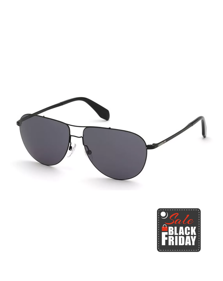 Adidas Originals Matte Black Unisex Sunglasses - OR0004-02A-58