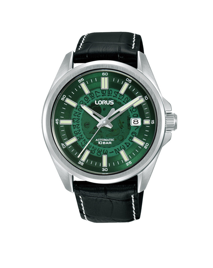 Lorus Transparent Dial Green Automatic Watch - RU409AX9