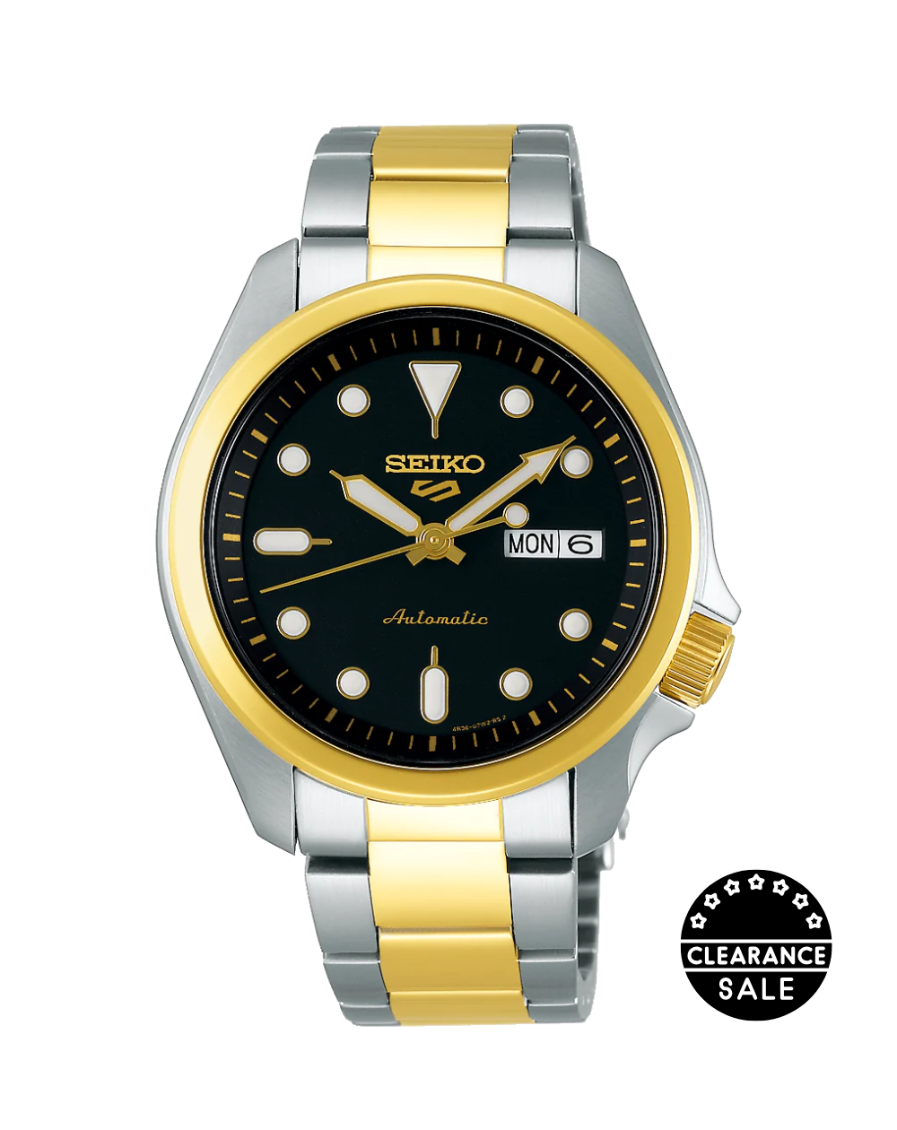 Seiko 5 Sports Two Tone Men's Automatic Watch - SRPE60K