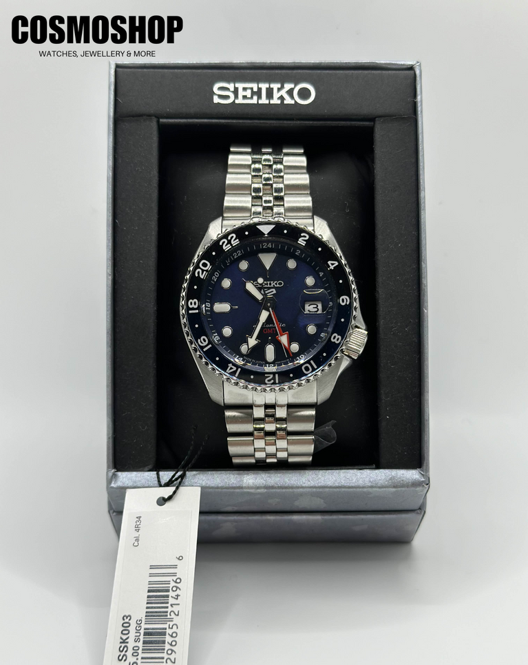 Seiko 5 Sports GMT “Blueberry” - SSK003