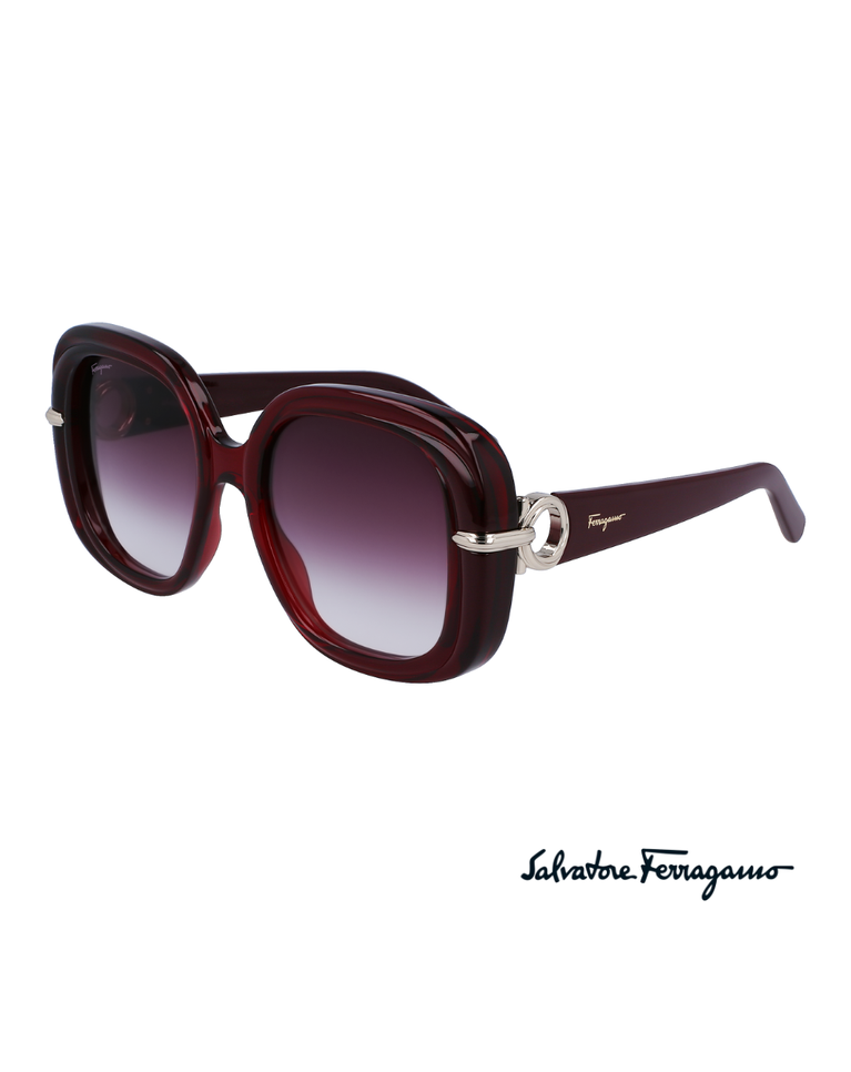 Salvatore Ferragamo Burgundy Ladies Sunglasses - SF1058S/54