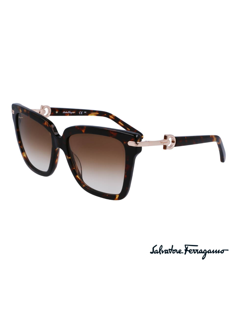 Salvatore Ferragamo Dark Tortoise Ladies Sunglasses - SF1085SN/57
