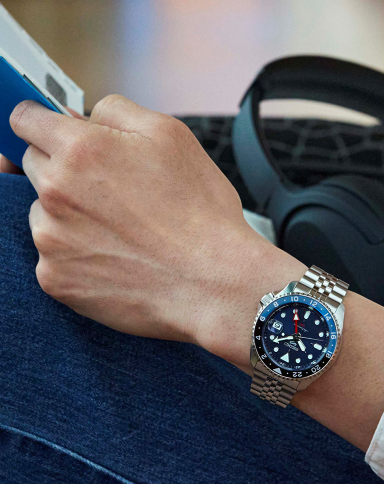Seiko 5 Sports GMT “Blueberry” Automatic Men's Watch - SSK003