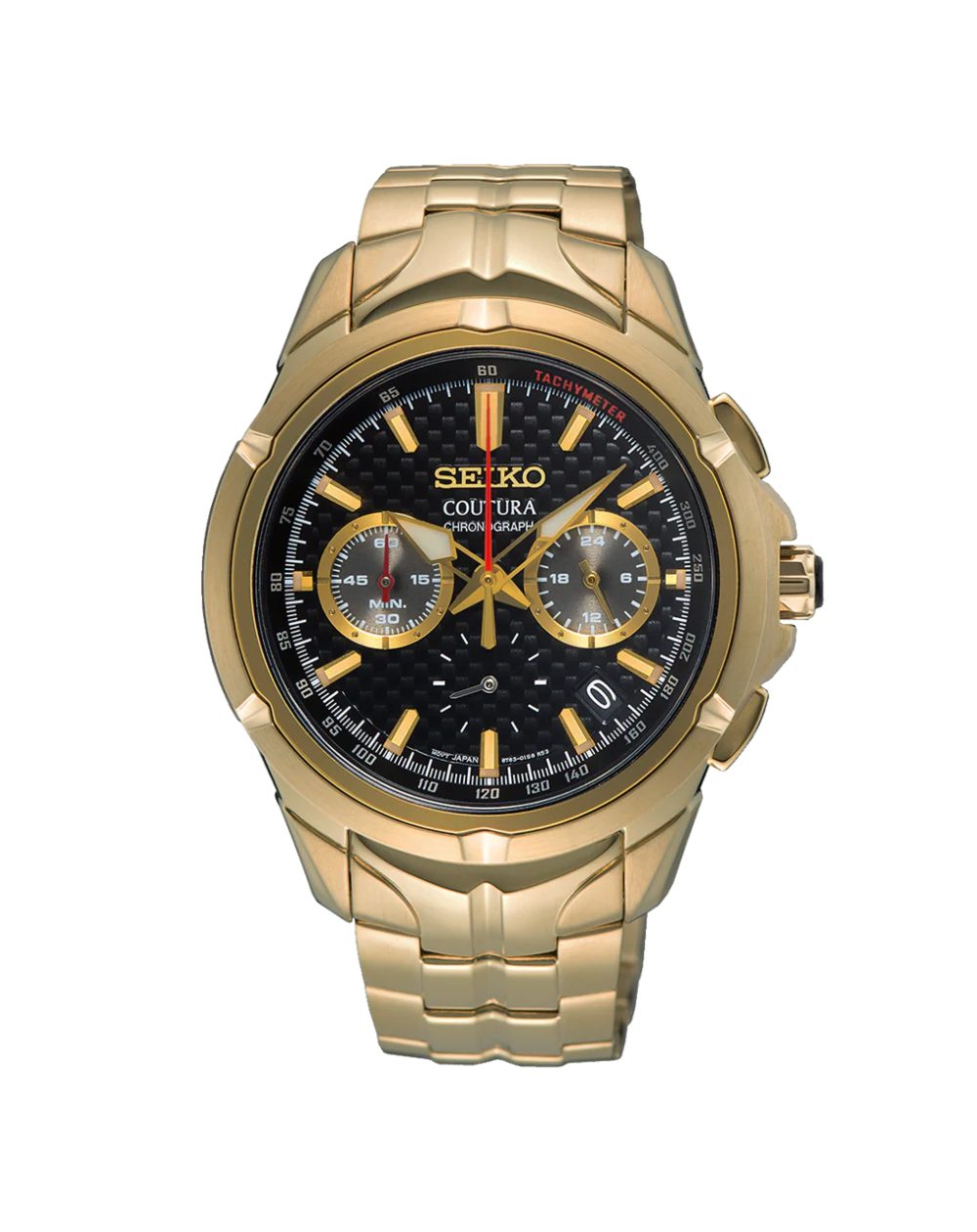 Seiko Coutura Gold Chronograph Men's Watch - SSB438P1