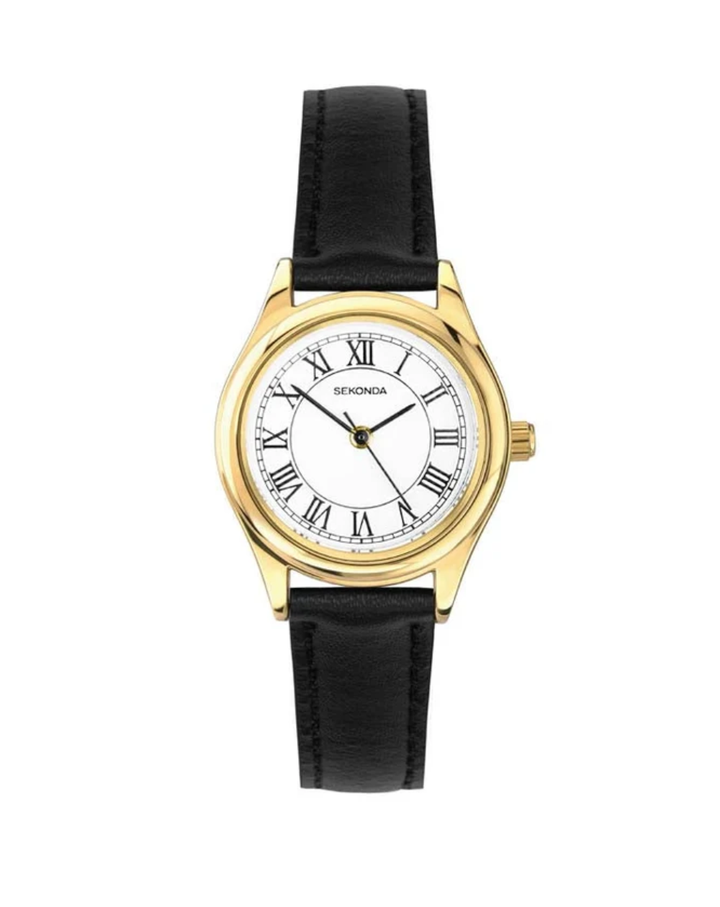 Sekonda Evans Elegant Gold Watch Leather Band - SK40686