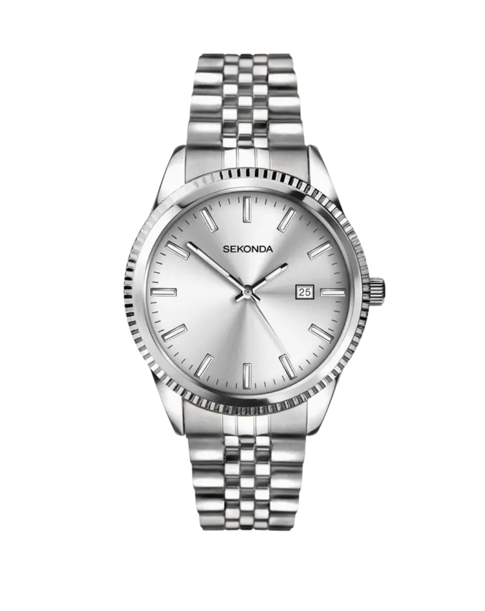 Sekonda King Quartz Movement Silver Mens Watch - SK30258