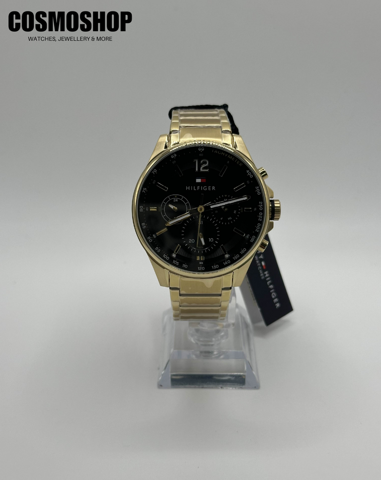 Tommy Hilfiger Gold/Black Dial Men's Watch - TH1791974