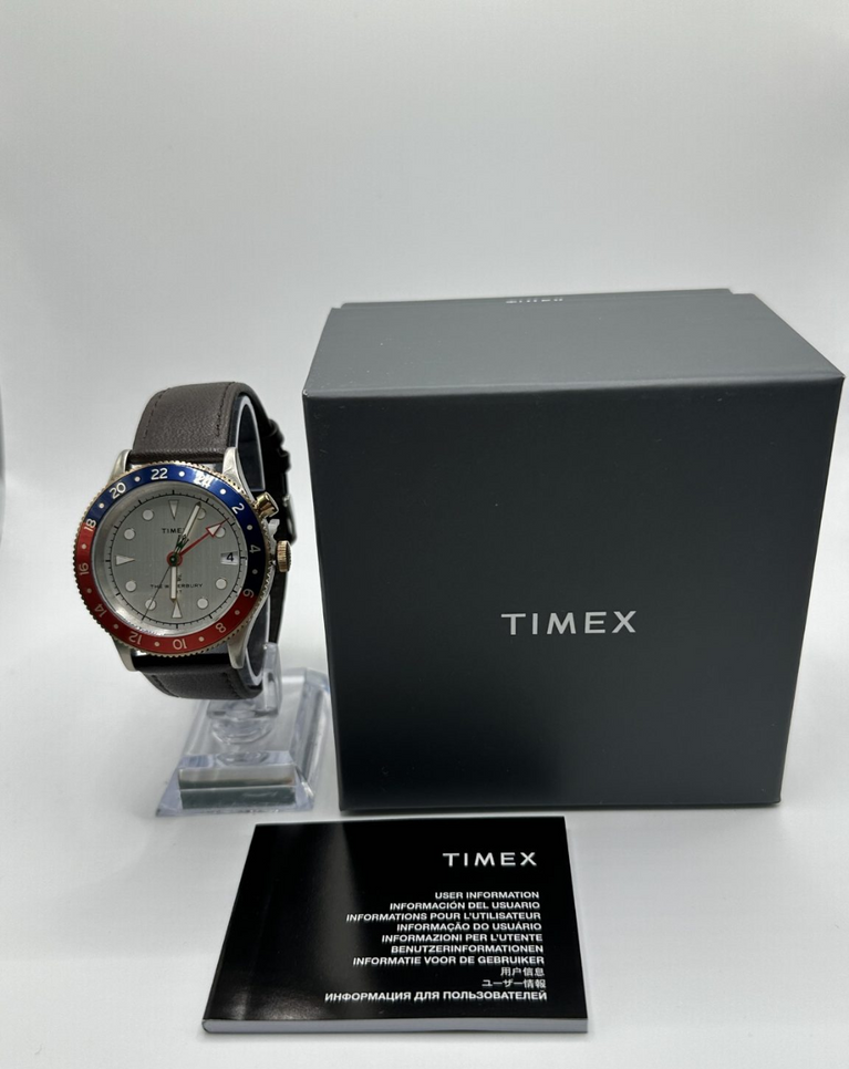 TimeX Waterbury Traditional GMT 39mm Unisex Watch - TW2U99100