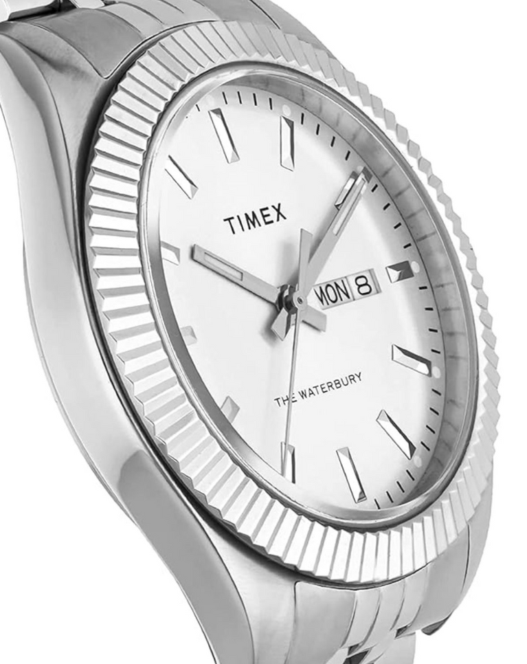 TimeX Waterbury “Legacy” Fluted bezel unisex watch - TW2V17300