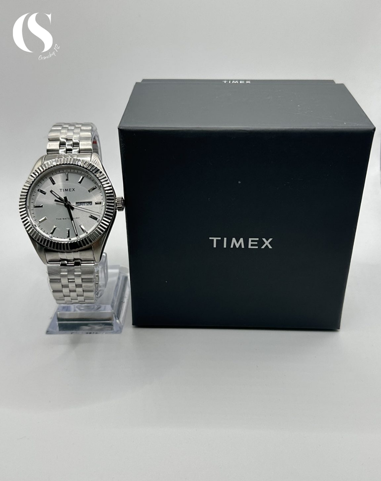 TimeX Waterbury “Legacy” Fluted bezel unisex watch - TW2V17300