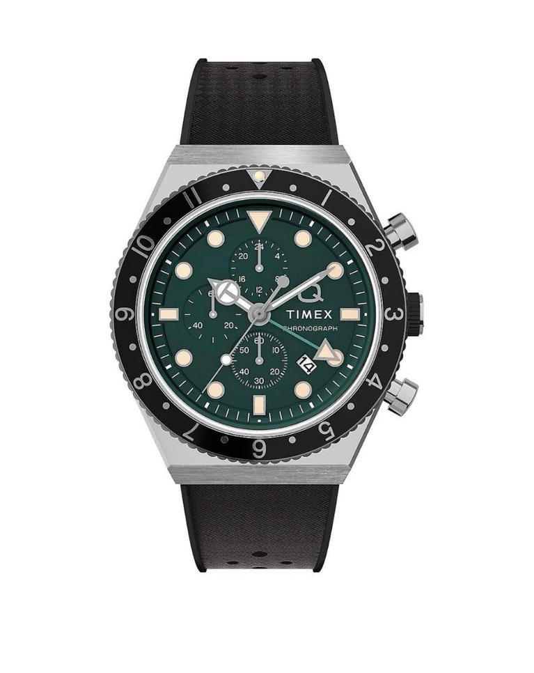 TimeX Green Dial Chronograph Men’s Watch - TW2V70200