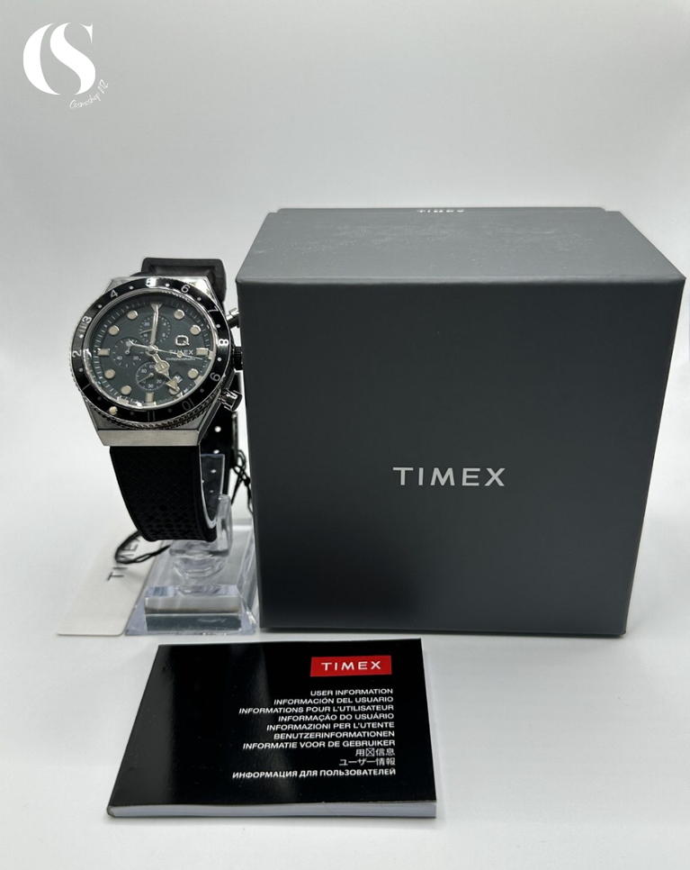 TimeX Green Dial Chronograph Men’s Watch - TW2V70200