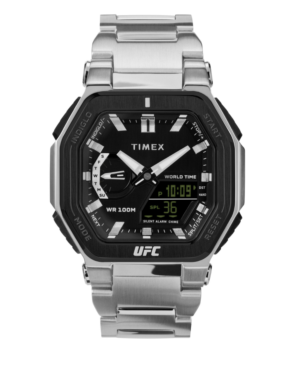 Timex Ufc Colossus Silver Bracelet Unisex Watch - TW2V84600