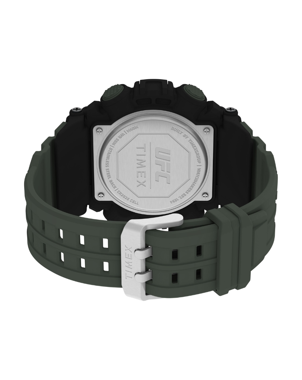 Timex Ufc Digital Redemption Black/Green Gents Watch - TW5M53900