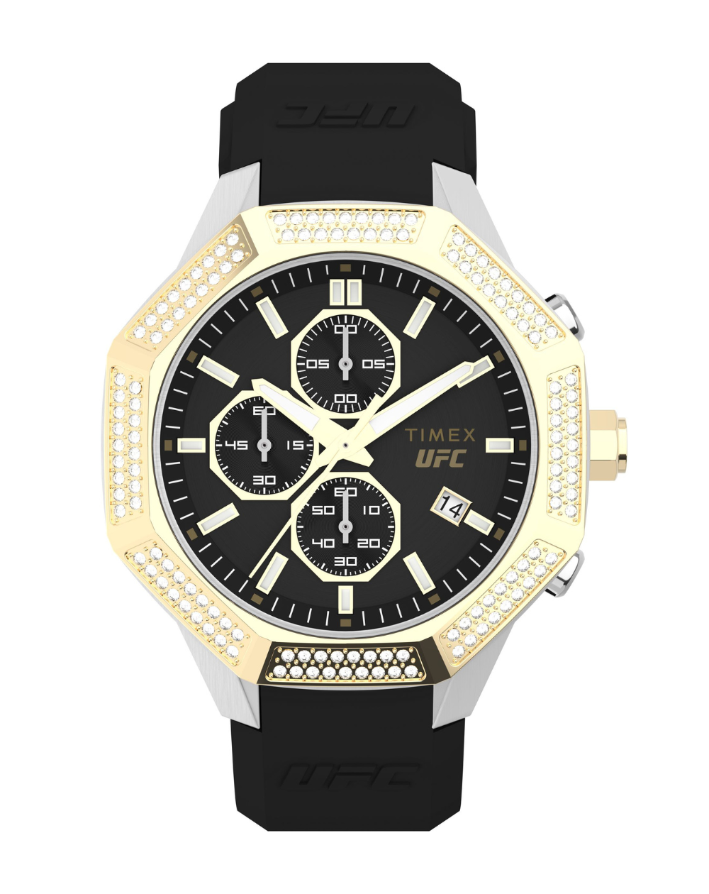 Timex Ufc King Ice Silicone Strap Gents Watch - TW2V99200
