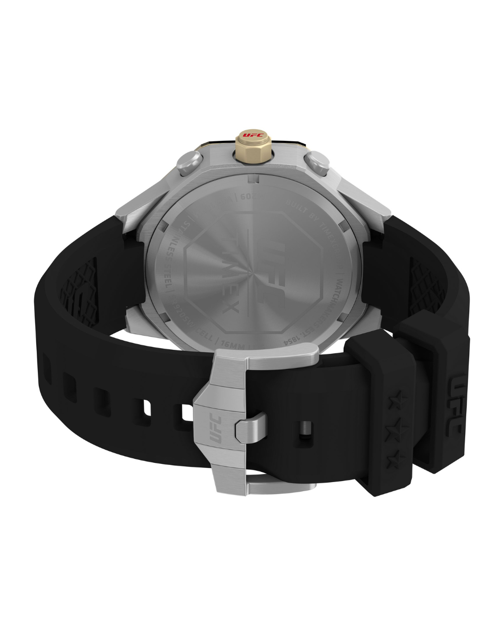 Timex Ufc King Two-Tone Black Silicone Gents Watch - TW2V87300