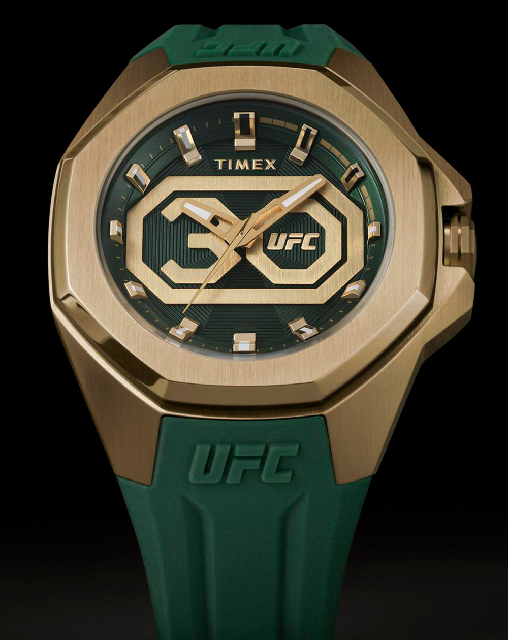 Timex Ufc Pro 30th Anniversary Gold/Green Gents Watch - TW2V90100