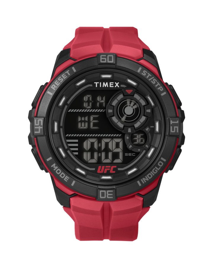Timex Ufc Rush Red PU Strap Gents Watch - TW5M59200