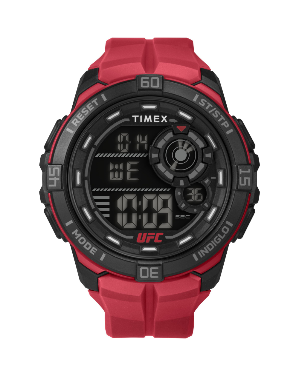 Timex Ufc Rush Red PU Strap Gents Watch - TW5M59200