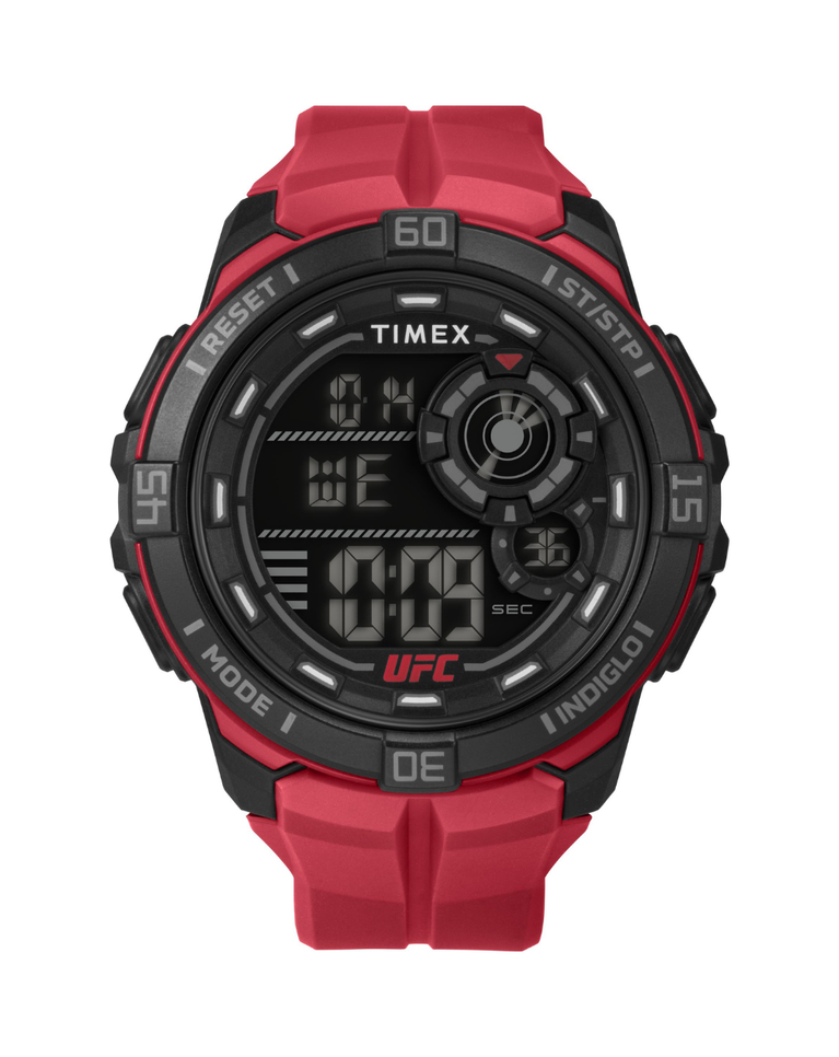 Timex Ufc Rush Red PU Strap Gents Watch - TW5M59200