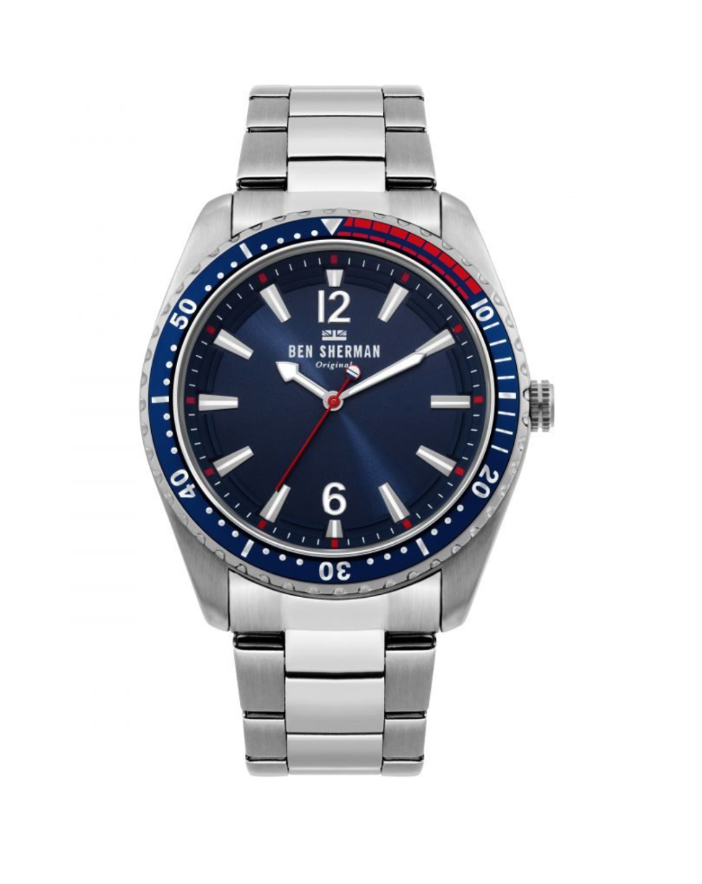 Ben Sherman Men's "Pepsi" Ronnie Divers Watch - WB037USM