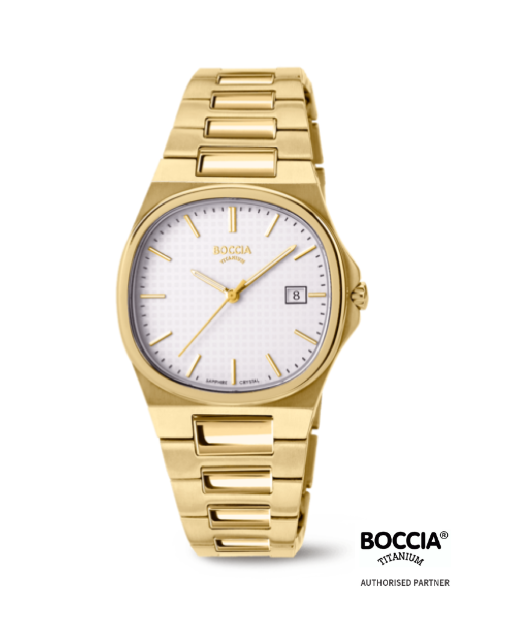 Boccia Titanium Gold Ladies 31mm Watch - 3348-02