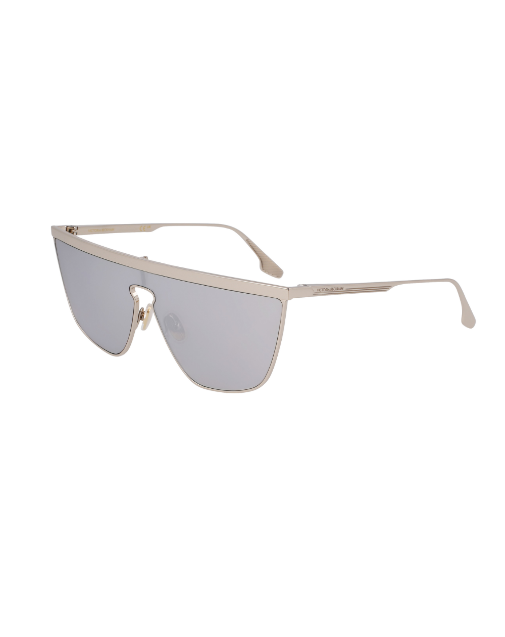 Victoria Beckham Silver Mirror Ladies Sunglass - VB245S/59/SILVER