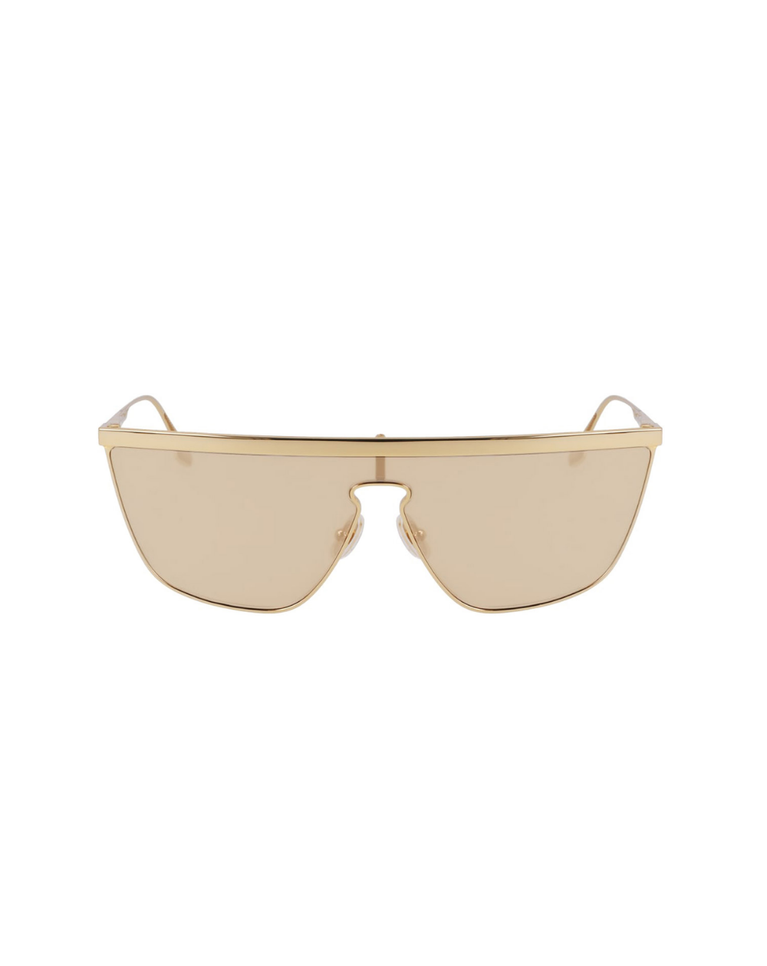Victoria Beckham Silver Mirror Ladies Sunglass - VB245S/59/SILVER