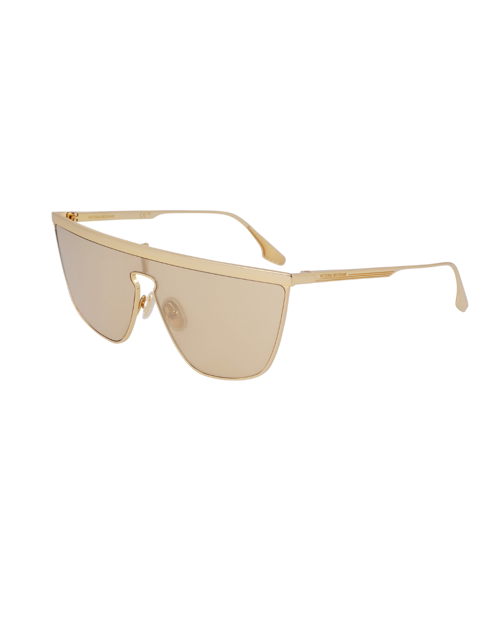 Victoria Beckham Gold Mirror Ladies Sunglass - VB245S/59/GOLD