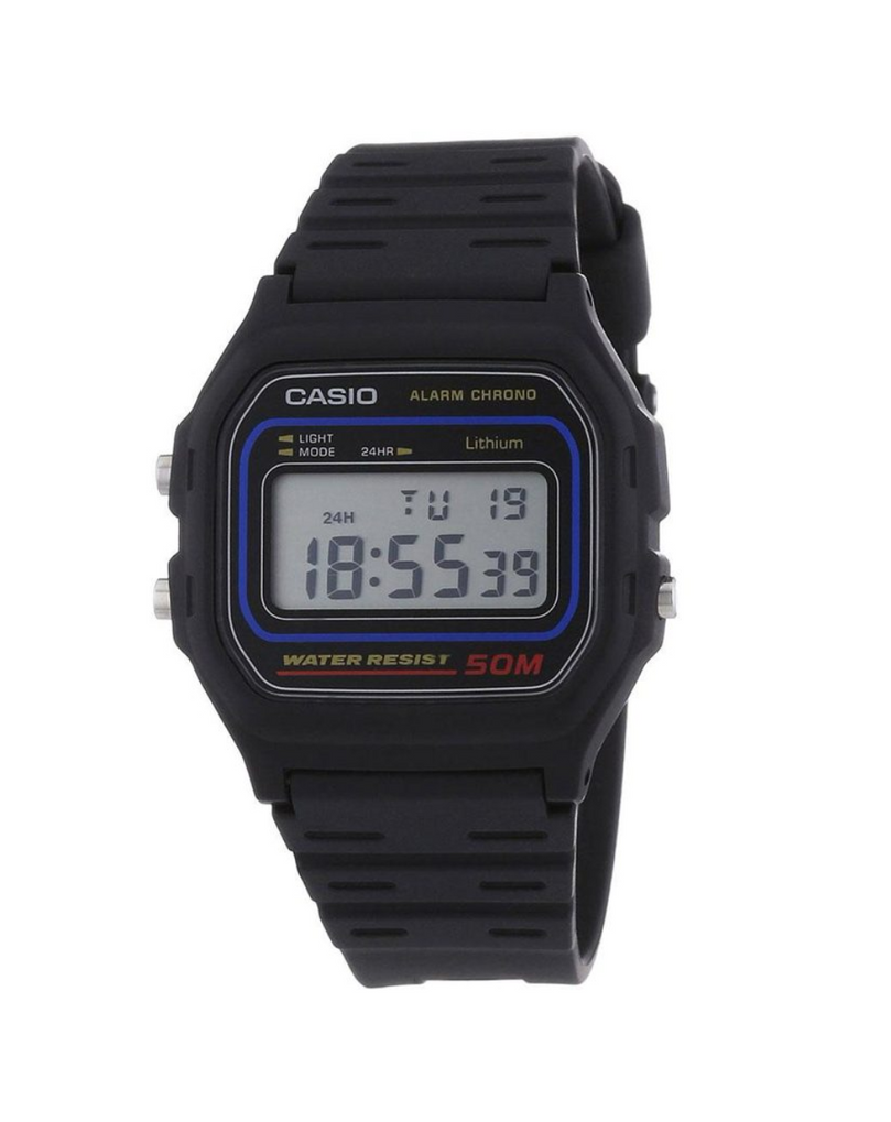 Casio Retro Black Resin Quartz Watch F 91W 1YEG Cosmoshop