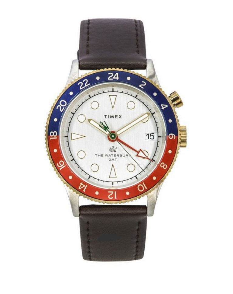 TimeX Waterbury Traditional GMT 39mm Unisex Watch - TW2U99100