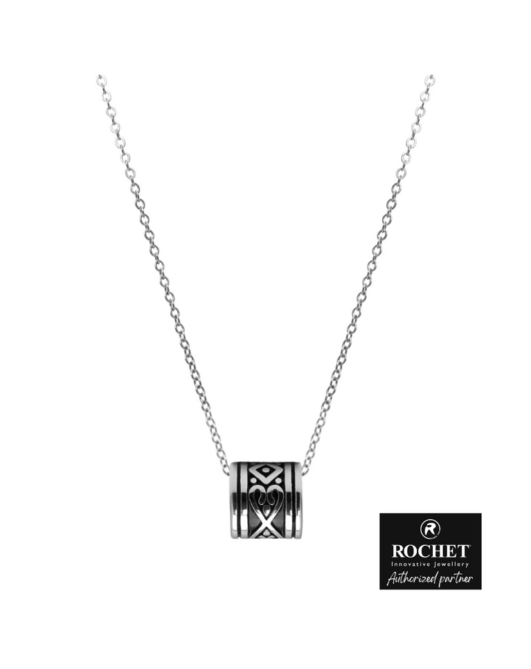 Rochet "Talisman" Arabesque Polished Steel Chain - HP57