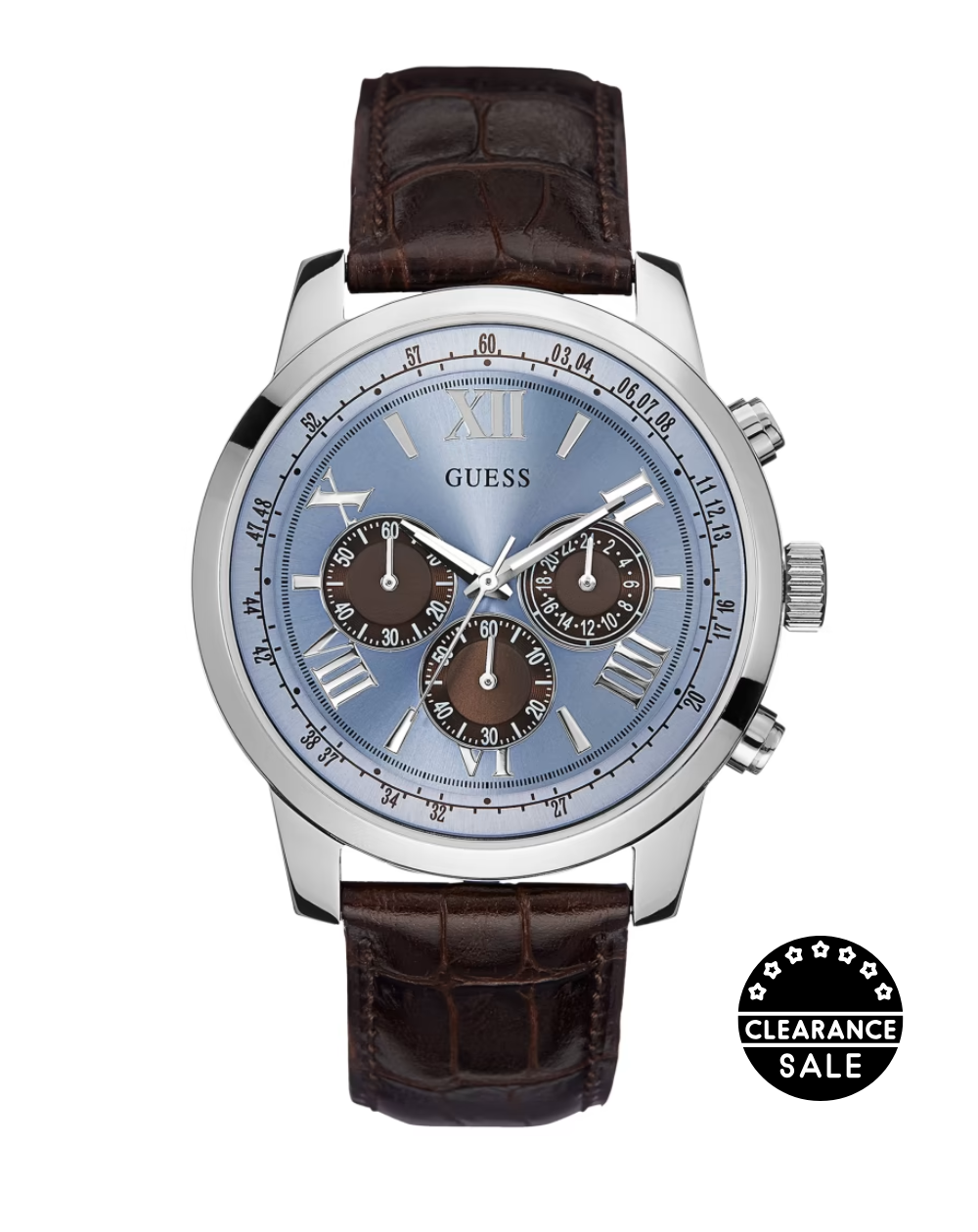 Guess Horizon Ice Blue Chronograph Men's Watch - W0380G6